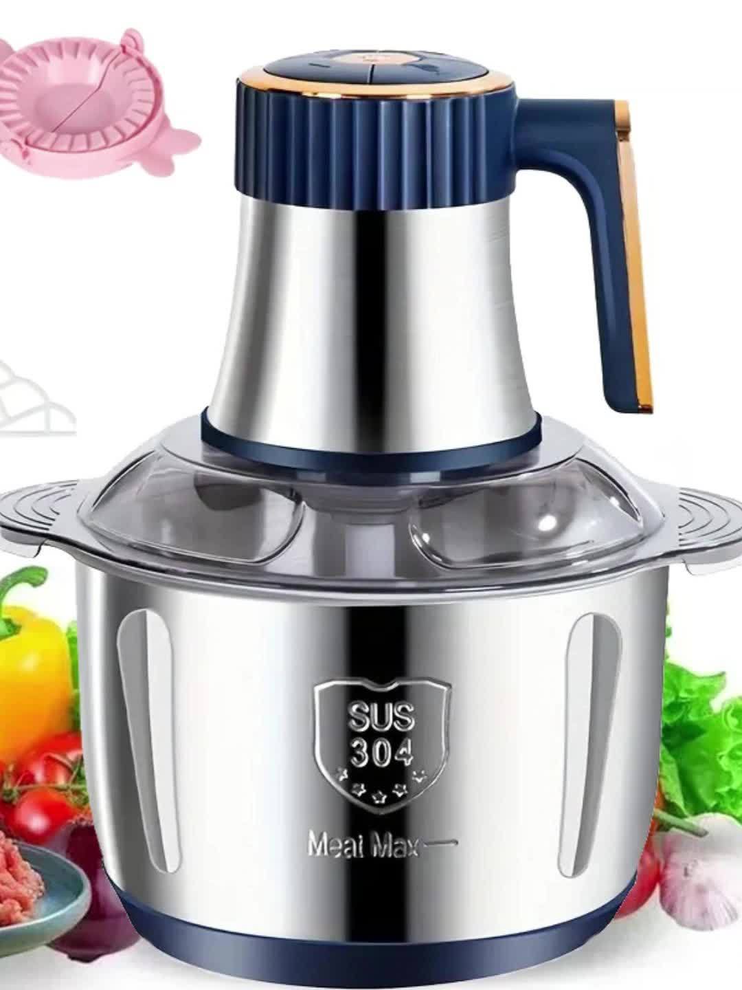 Stainless Steel Food Processor 5L Electric Meat Grinder Chopper