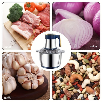 Stainless Steel Food Processor 5L Electric Meat Grinder Chopper