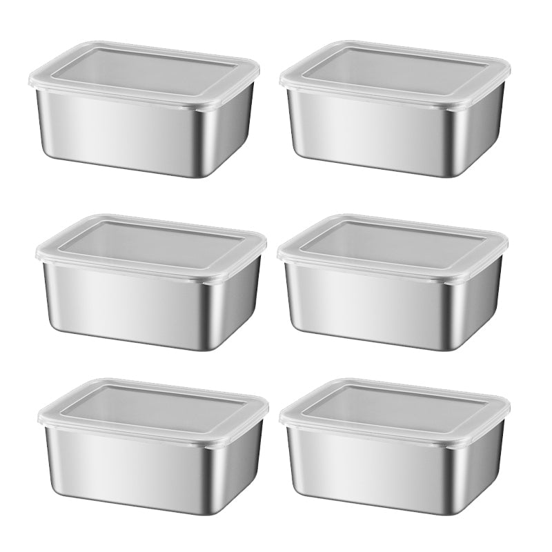 Stainless Steel Food Storage Container Set with Lids