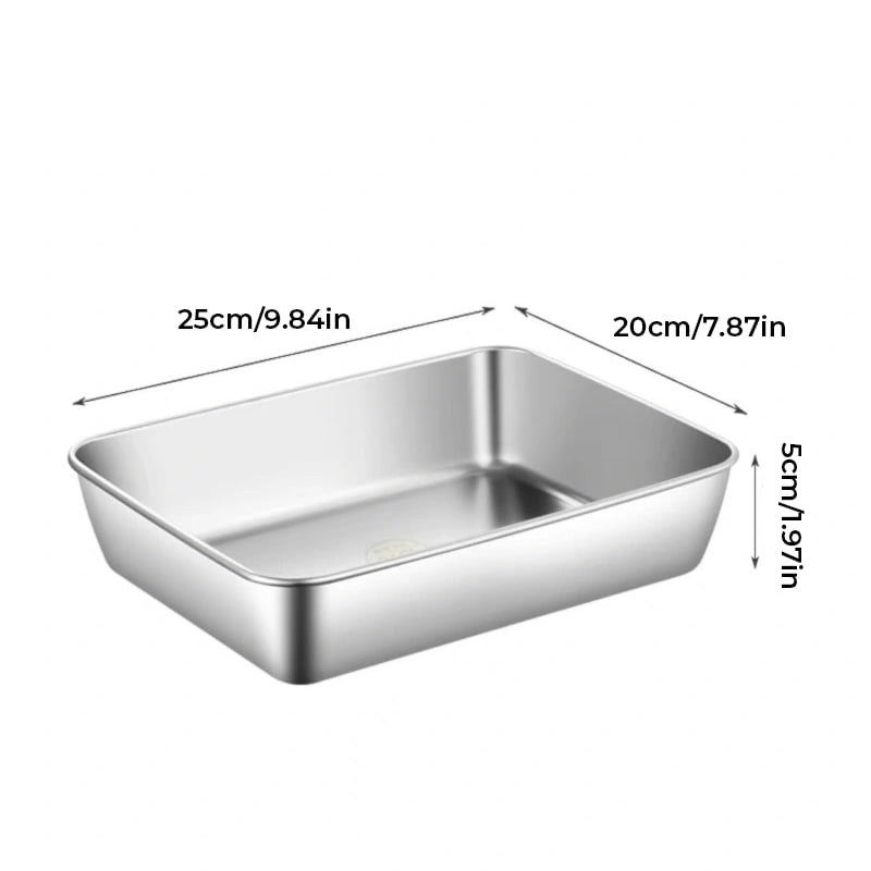 Stainless Steel Food Storage Container Set with Lids