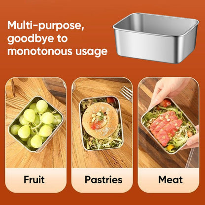 Stainless Steel Food Storage Container Set with Lids