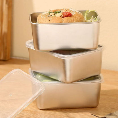 Stainless Steel Food Storage Container Set with Lids