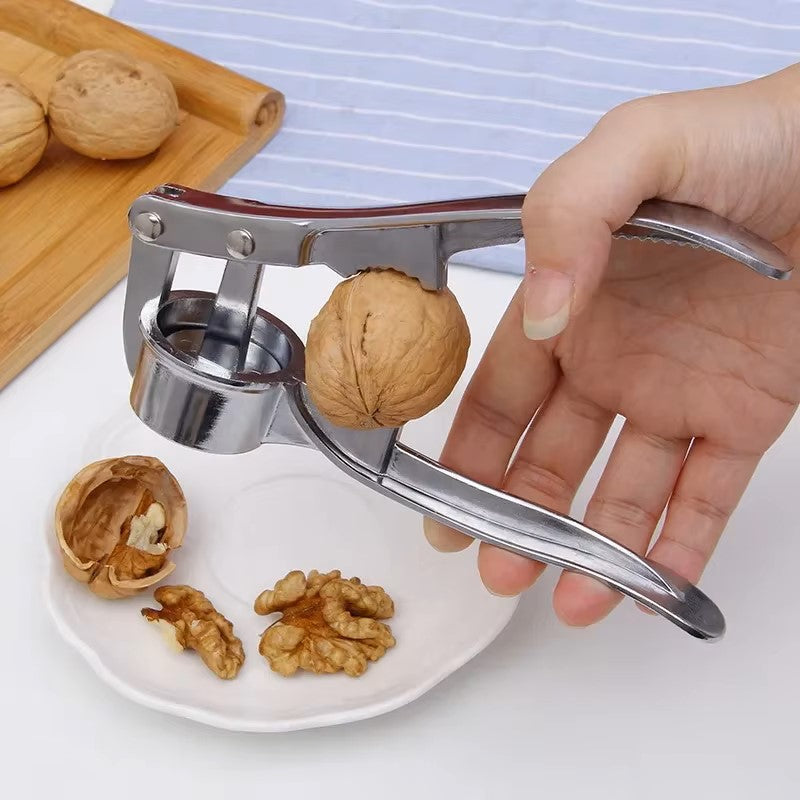 Stainless Steel Garlic Press with Ergonomic Handle