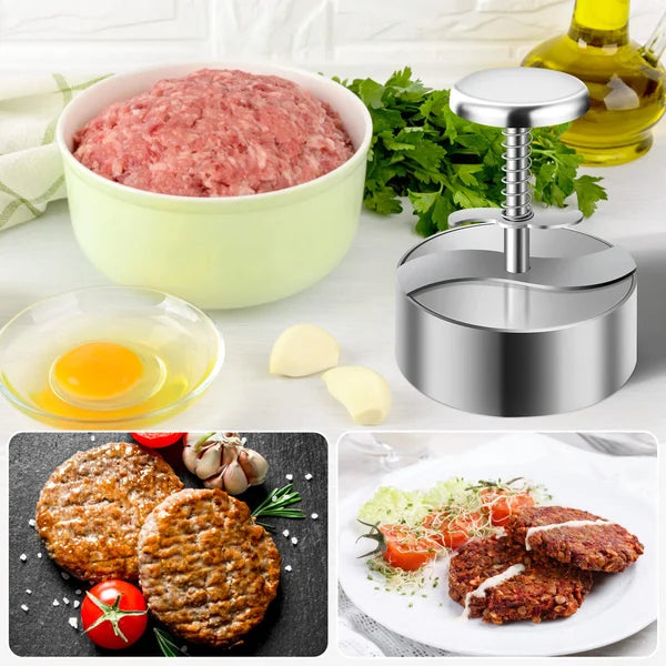 Stainless Steel Hamburger Patty Press