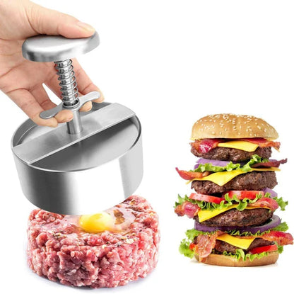 Stainless Steel Hamburger Patty Press