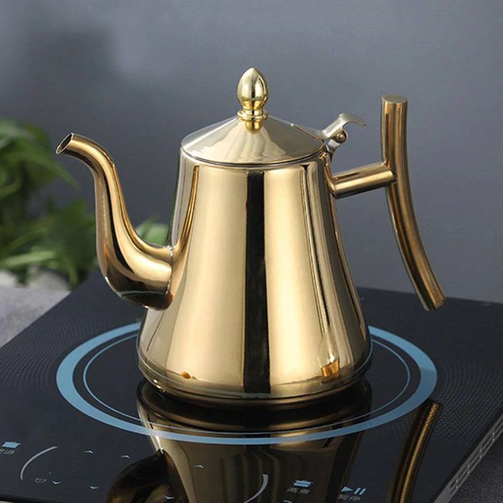 Stainless Steel Induction Kettle with Built In Filter