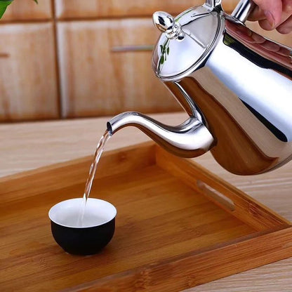 Stainless Steel Induction Kettle with Built In Filter