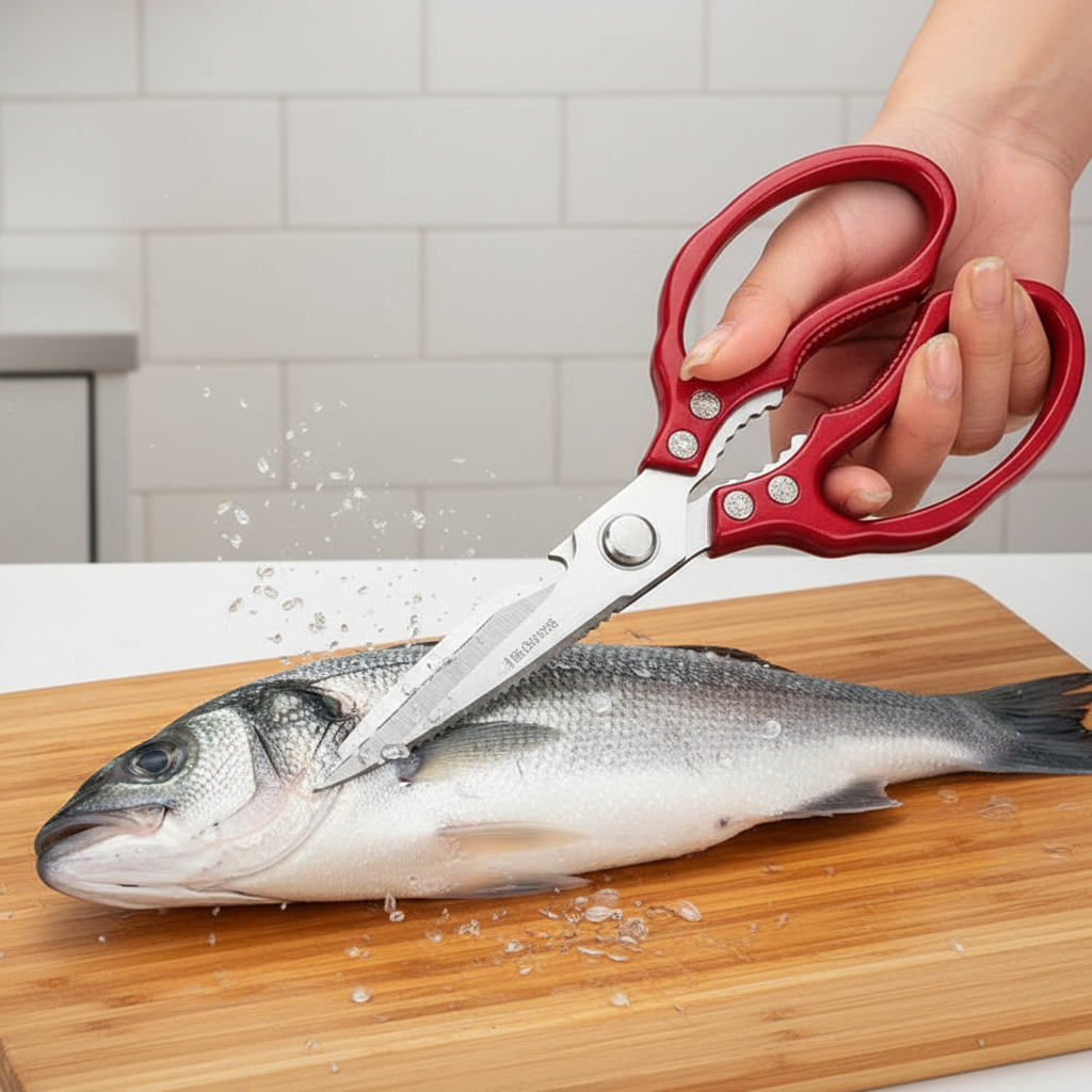Stainless Steel Multi Purpose Kitchen Scissors Heavy Duty