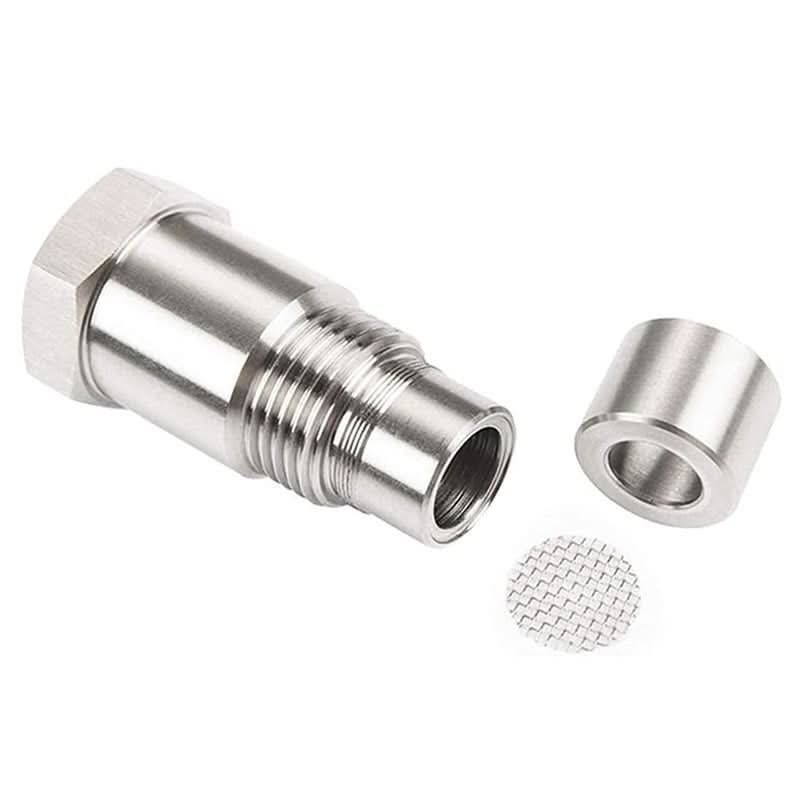 Stainless Steel O2 Sensor Spacer Adapter M18 x 1.5