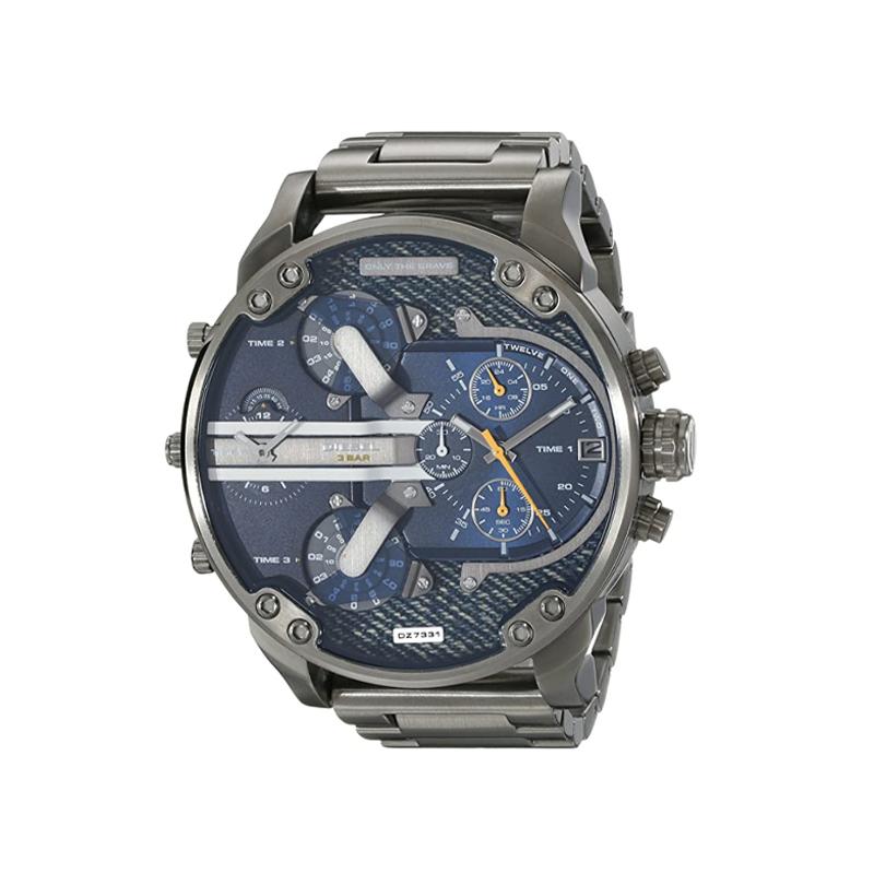 Stainless Steel Quartz Chronograph Wrist Watch