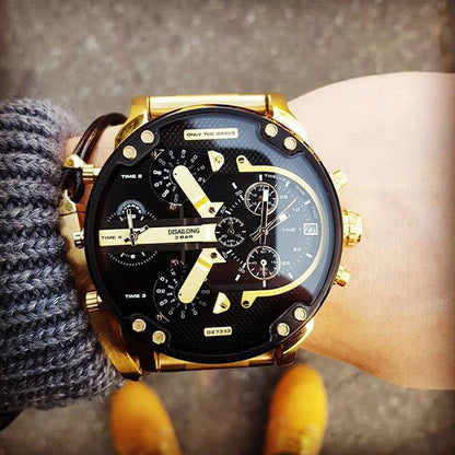 Stainless Steel Quartz Chronograph Wrist Watch