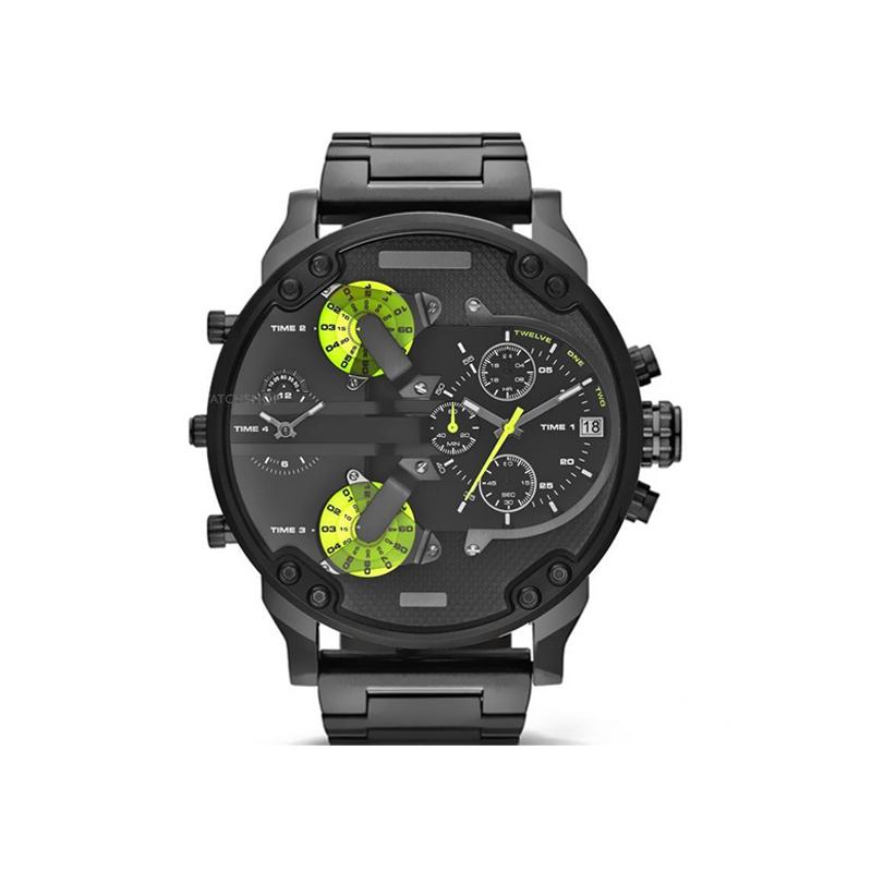 Stainless Steel Quartz Chronograph Wrist Watch