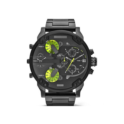 Stainless Steel Quartz Chronograph Wrist Watch