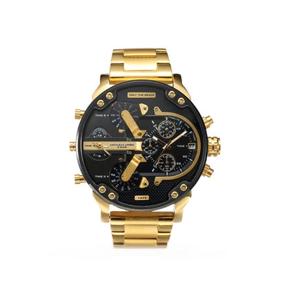 Stainless Steel Quartz Chronograph Wrist Watch