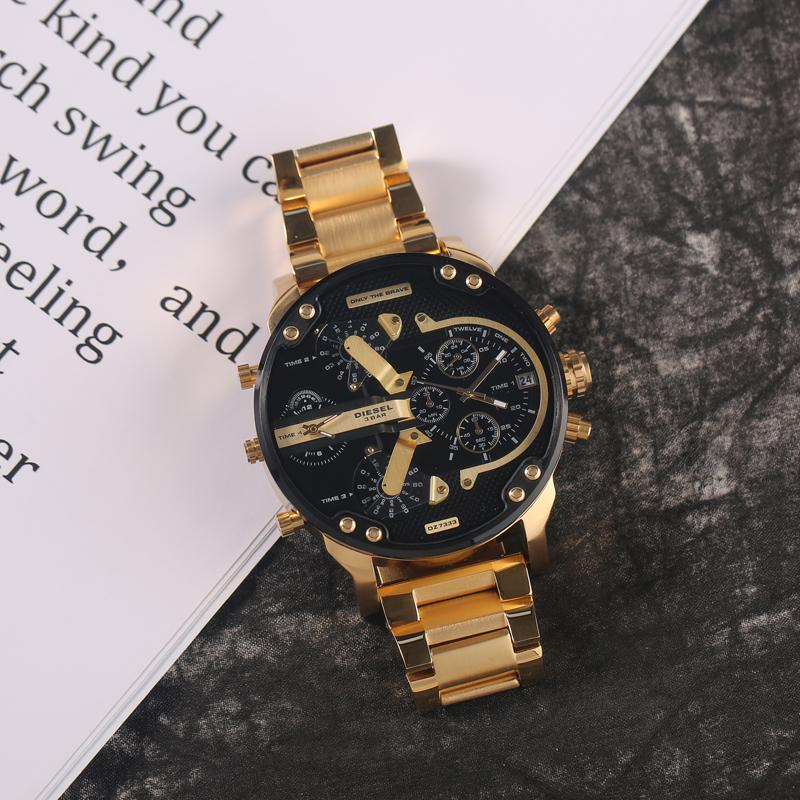 Stainless Steel Quartz Chronograph Wrist Watch