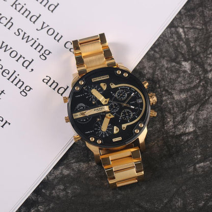 Stainless Steel Quartz Chronograph Wrist Watch