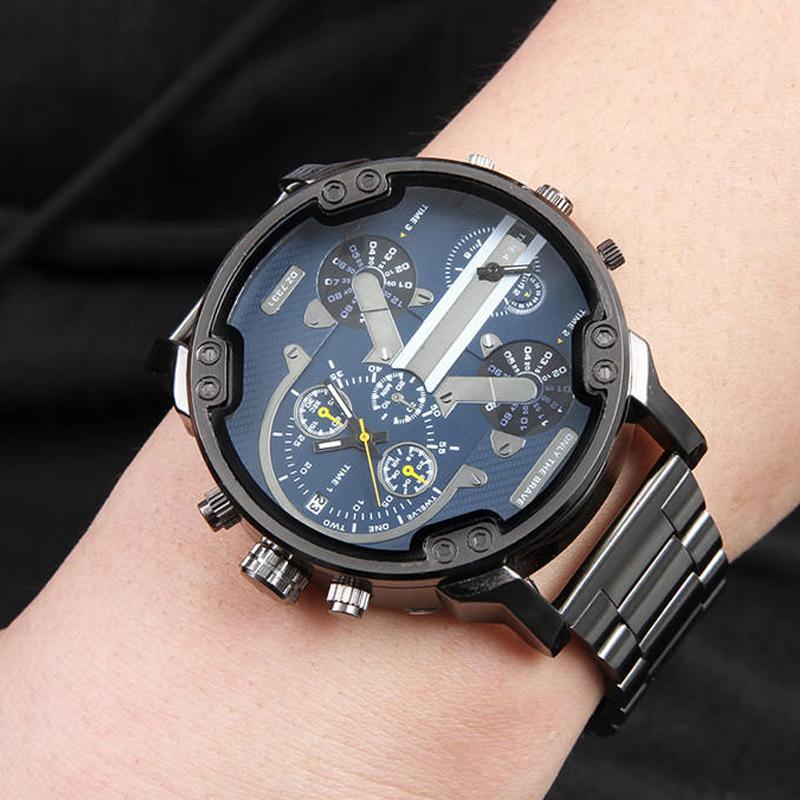Stainless Steel Quartz Chronograph Wrist Watch