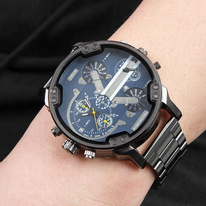 Stainless Steel Quartz Chronograph Wrist Watch