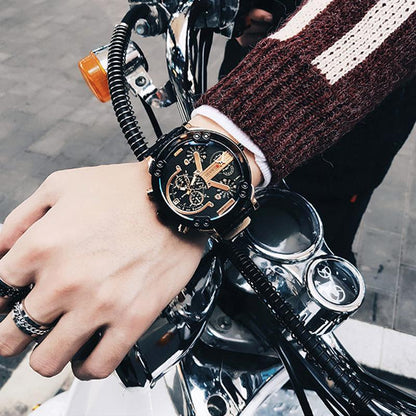 Stainless Steel Quartz Chronograph Wrist Watch
