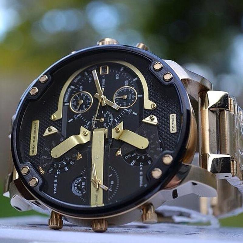 Stainless Steel Quartz Chronograph Wrist Watch