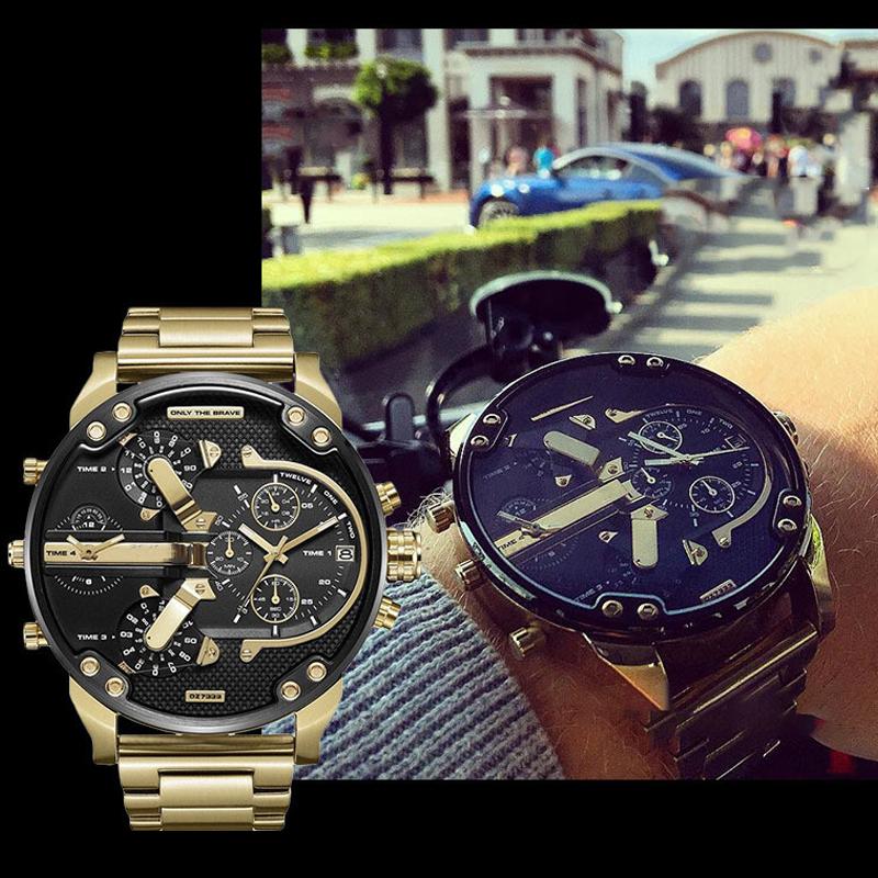 Stainless Steel Quartz Chronograph Wrist Watch