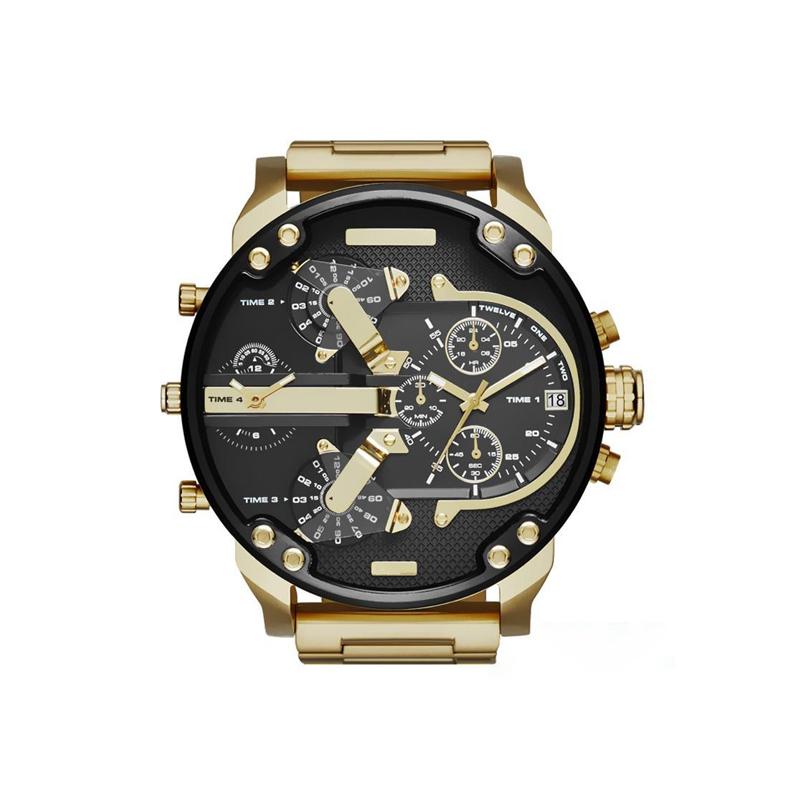 Stainless Steel Quartz Chronograph Wrist Watch