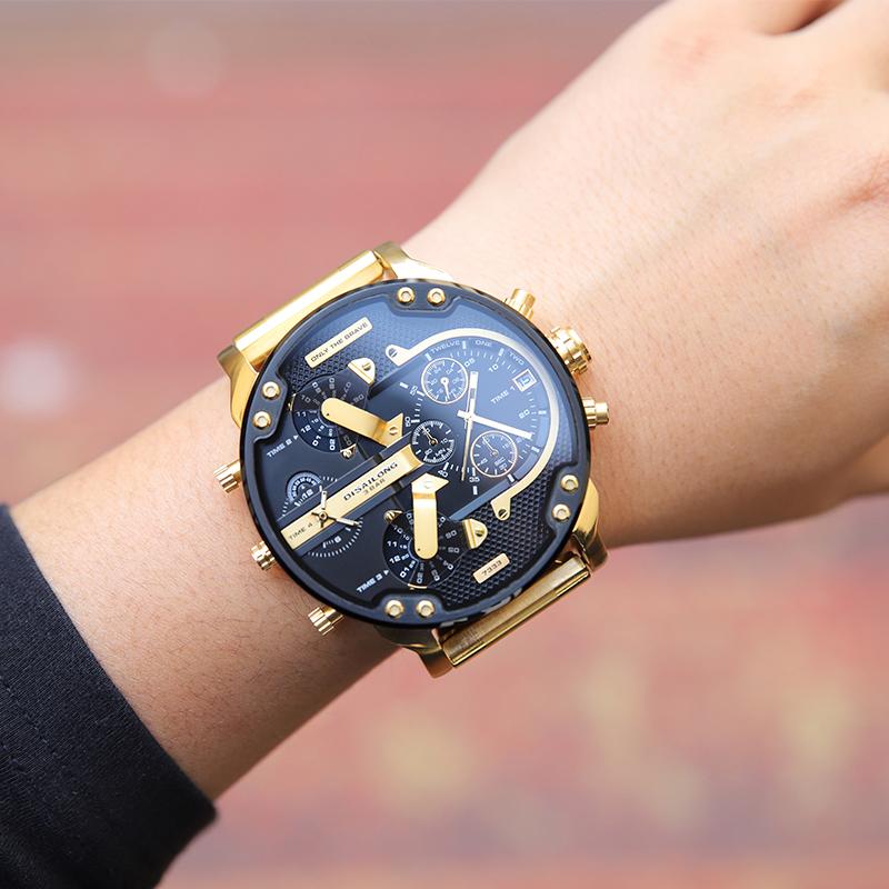 Stainless Steel Quartz Chronograph Wrist Watch