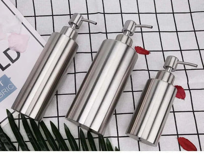 Stainless Steel Refillable Hand Pump Soap Dispenser