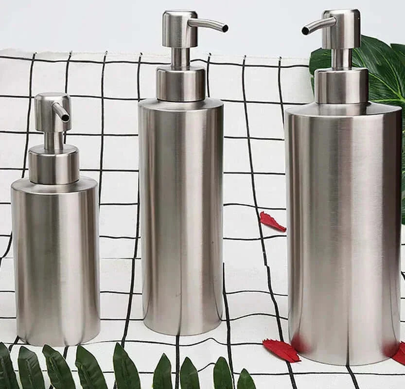 Stainless Steel Refillable Hand Pump Soap Dispenser