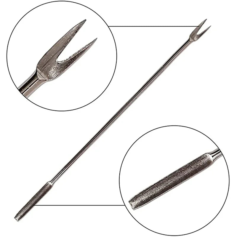 Stainless Steel Seafood Cracker Picks and Fork Set