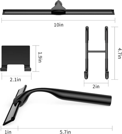 Stainless Steel Shower Squeegee with Silicone Blade