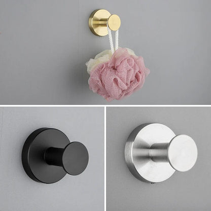 Stainless Steel Suction Cup Wall Hooks Set