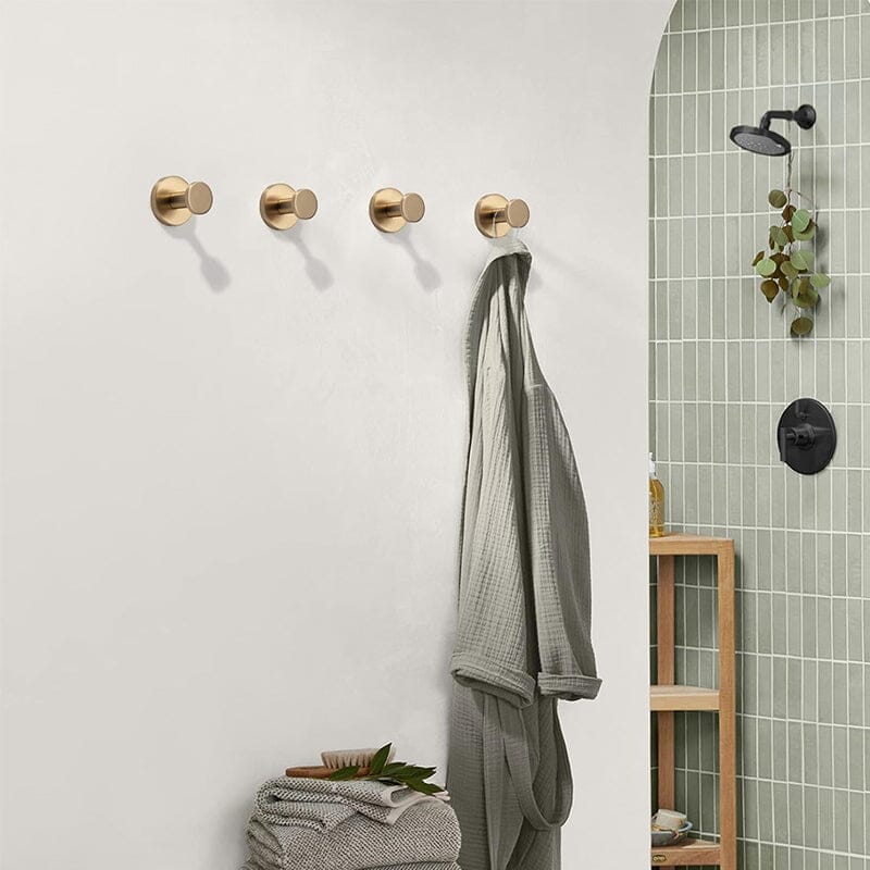 Stainless Steel Suction Cup Wall Hooks Set