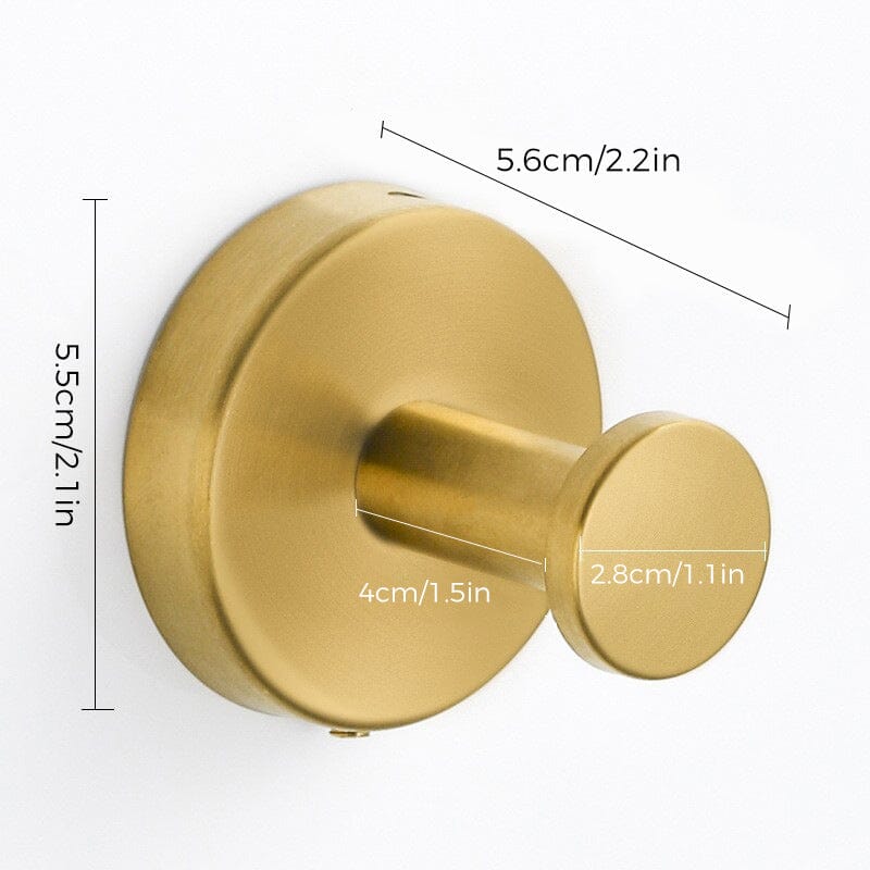 Stainless Steel Suction Cup Wall Hooks Set