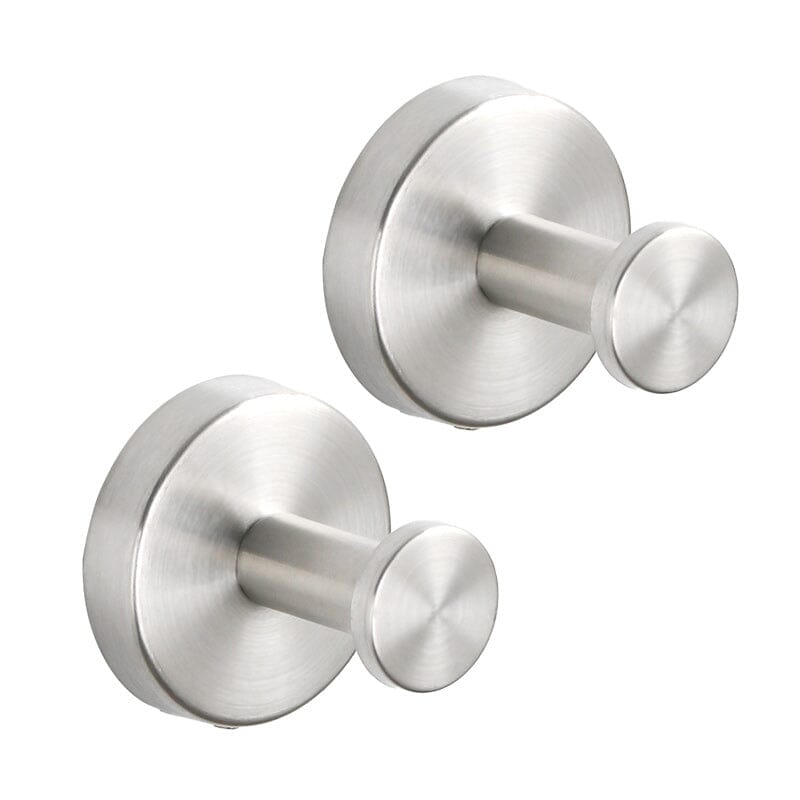 Stainless Steel Suction Cup Wall Hooks Set