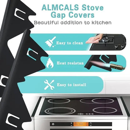 Stainless Steel Telescopic Stove Gap Covers Kitchen Counter Seals