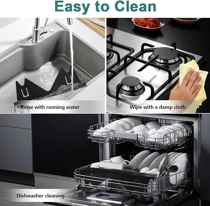 Stainless Steel Telescopic Stove Gap Covers Kitchen Counter Seals
