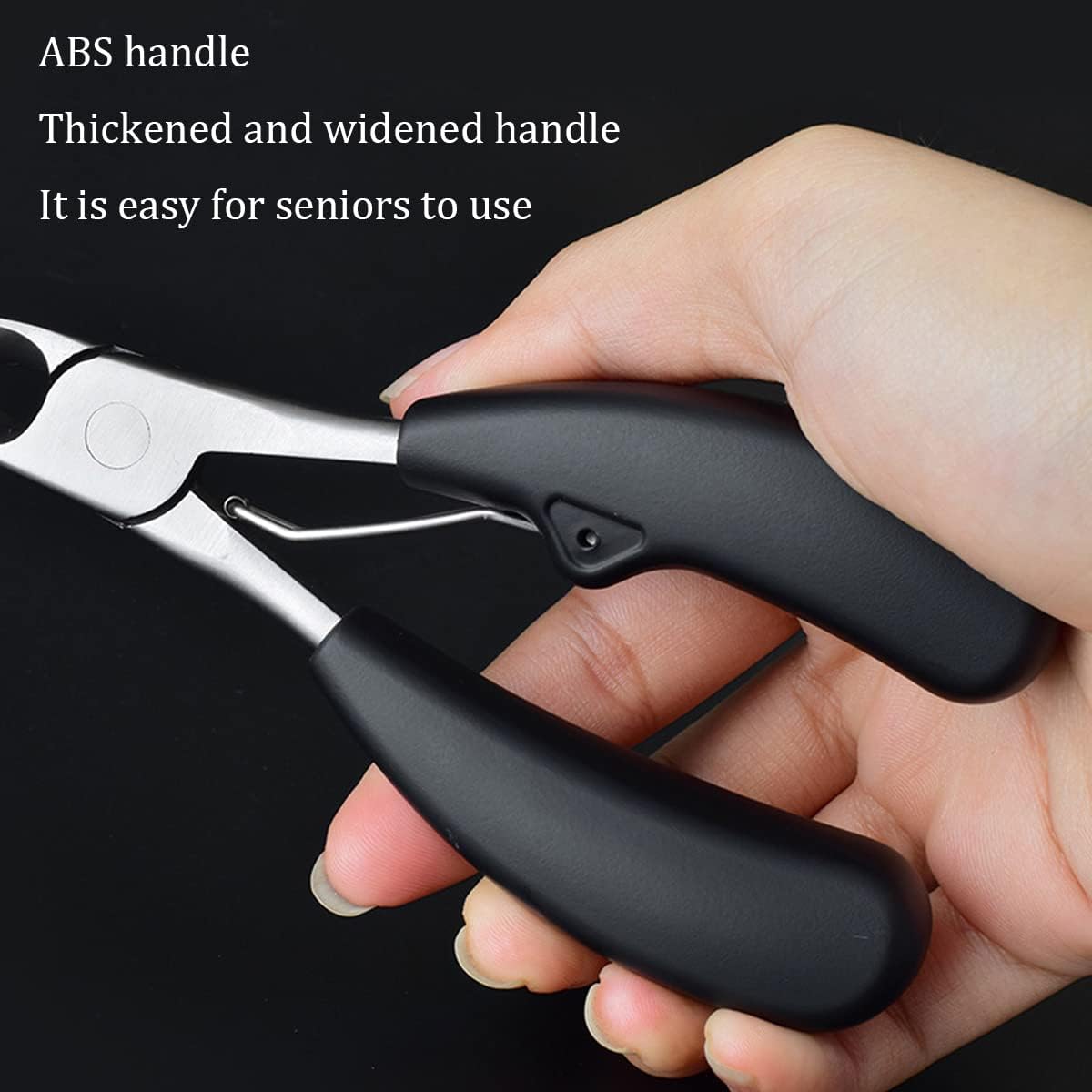 Stainless Steel Toenail Scissors for Thick and Ingrown Nails
