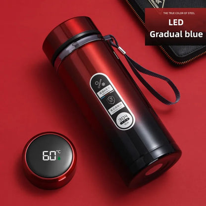 Stainless Steel Vacuum Thermos Bottle with LED Display