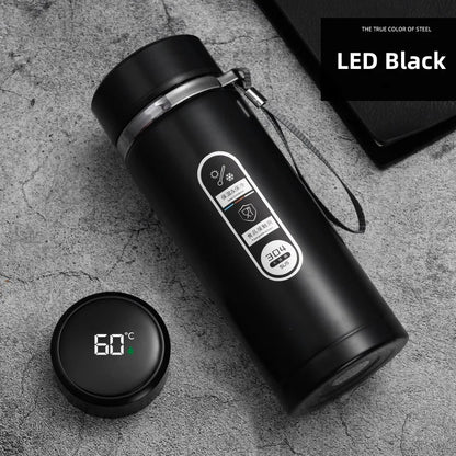 Stainless Steel Vacuum Thermos Bottle with LED Display