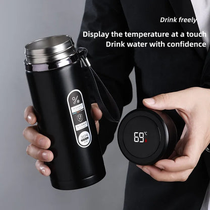 Stainless Steel Vacuum Thermos Bottle with LED Display