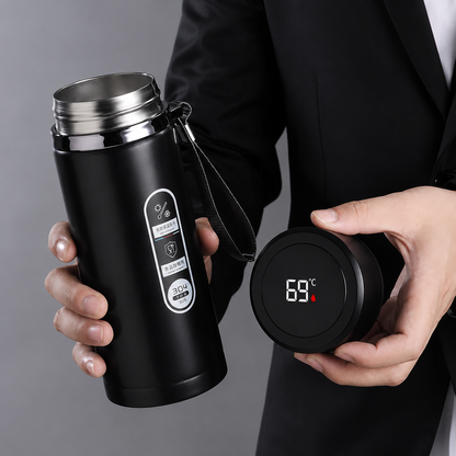Stainless Steel Vacuum Thermos Bottle with LED Display