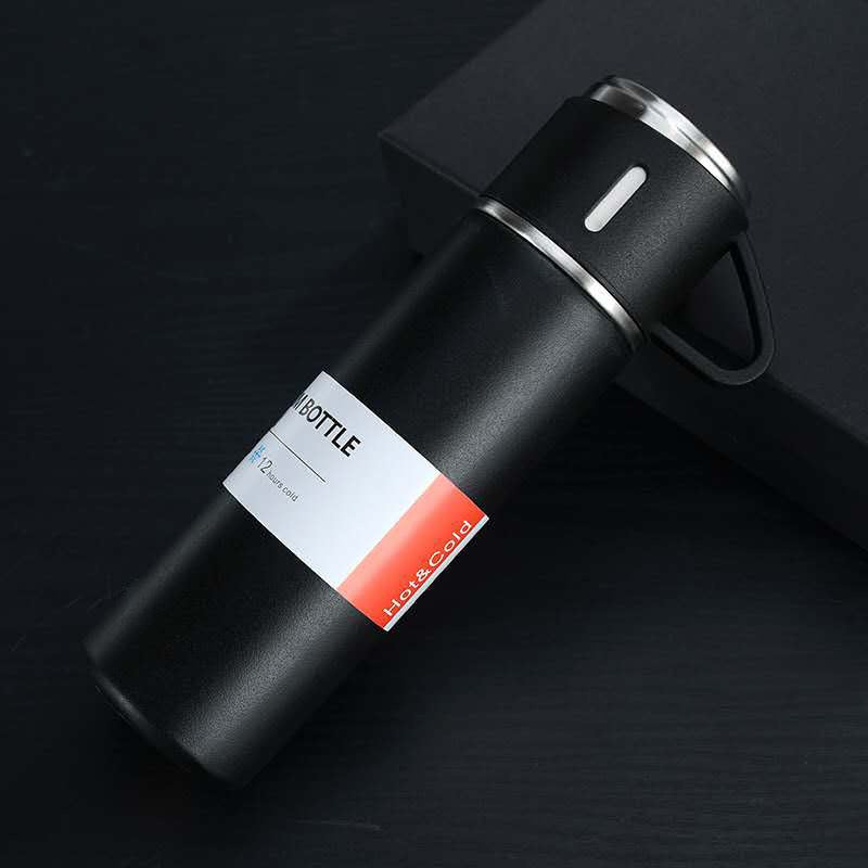 Stainless Steel Vacuum Thermos Flask Gift Set