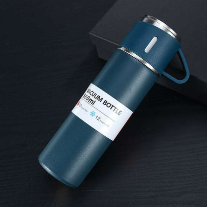 Stainless Steel Vacuum Thermos Flask Gift Set