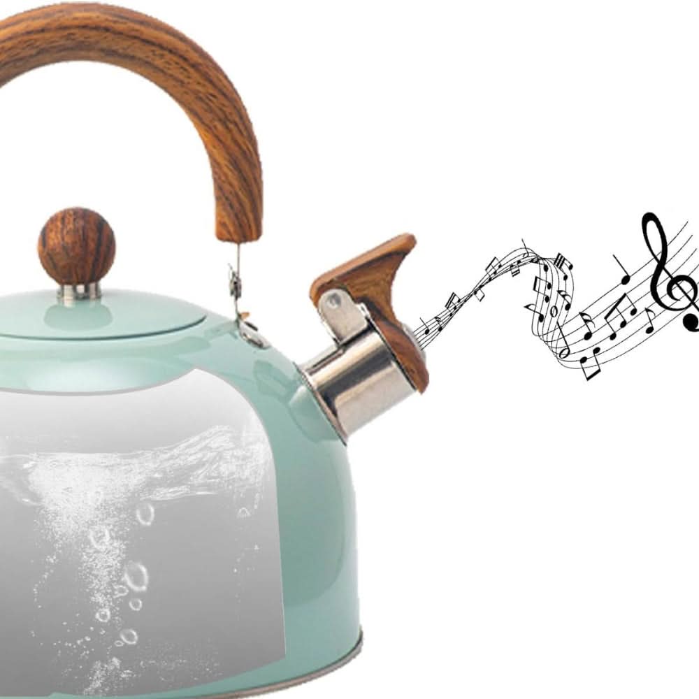 Stainless Steel Whistling Stovetop Kettle 3L Ergonomic Handle