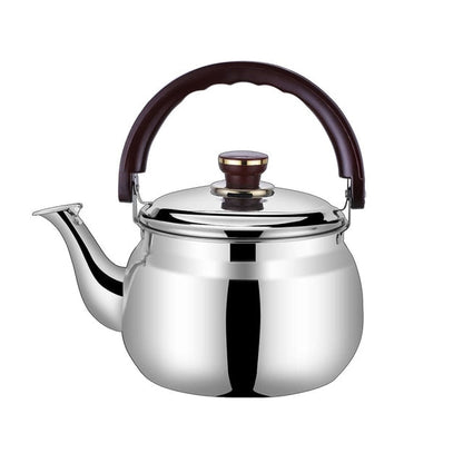 Stainless Steel Whistling Tea Kettle Thick Bottom