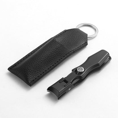 Stainless Steel Wide Jaw Nail Clippers with Nail Catcher
