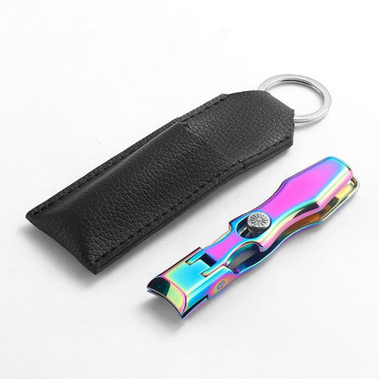 Stainless Steel Wide Jaw Nail Clippers with Nail Catcher