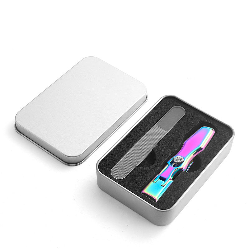 Stainless Steel Wide Jaw Nail Clippers with Nail Catcher