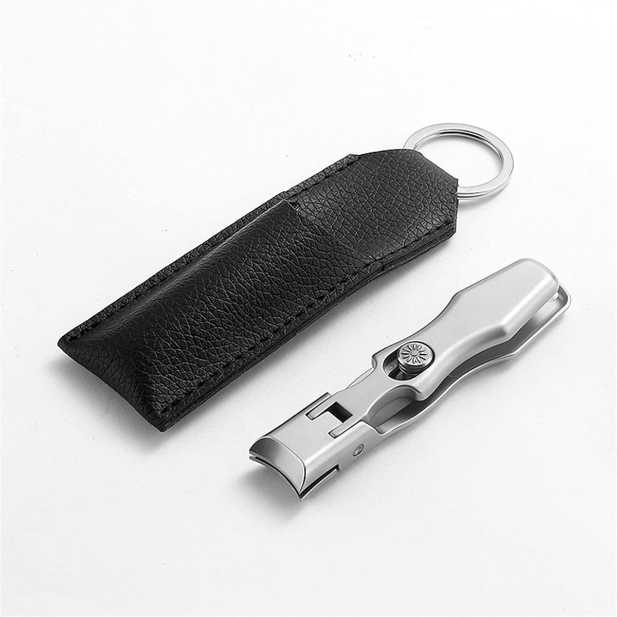 Stainless Steel Wide Jaw Nail Clippers with Nail Catcher